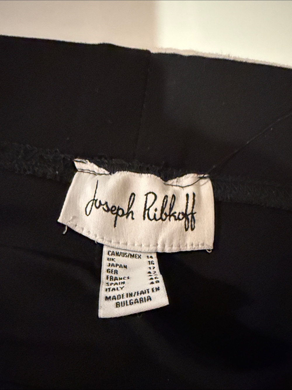Joseph Ribkoff Black Men’s Dress Trousers